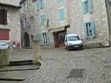 montcuq dans le Lot la rue du petit rapporteur en 2010